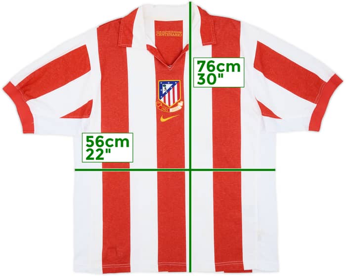 2003-04 Atletico Madrid Centenary Home Shirt - 5/10 - (M)