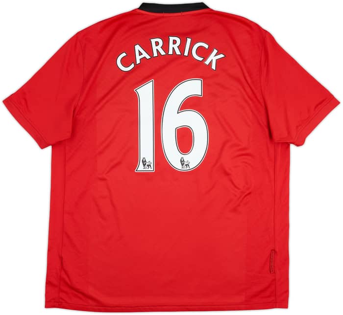 2009-10 Manchester United Home Shirt Carrick #16 - 6/10 - (XL)