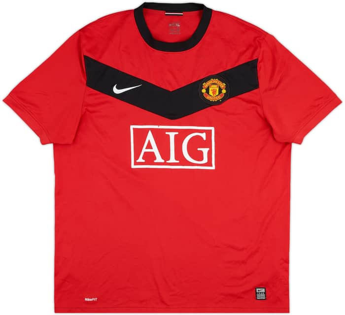 2009-10 Manchester United Home Shirt Carrick #16 - 6/10 - (XL)