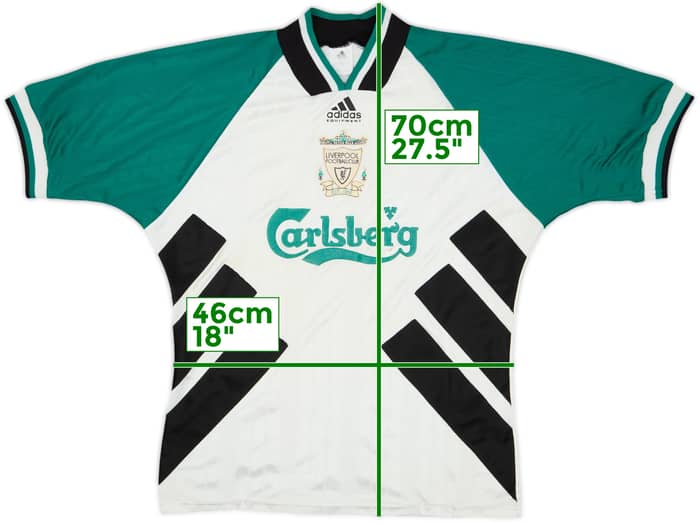 1993-95 Liverpool Away Shirt - 4/10 - (M)