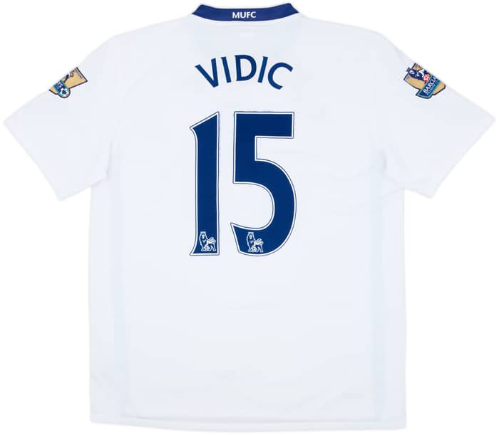 2008-10 Manchester United Away Shirt Vidic #15 - 5/10 - (L)