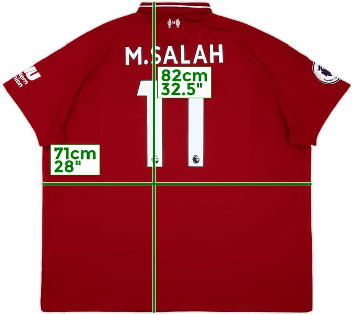 2018-19 Liverpool Home Shirt M.Salah #11 - 6/10 - (3XL)