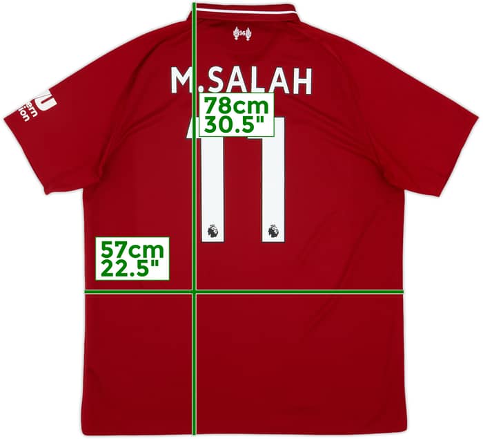 2018-19 Liverpool Home Shirt M.Salah #11 - 6/10 - (XL)