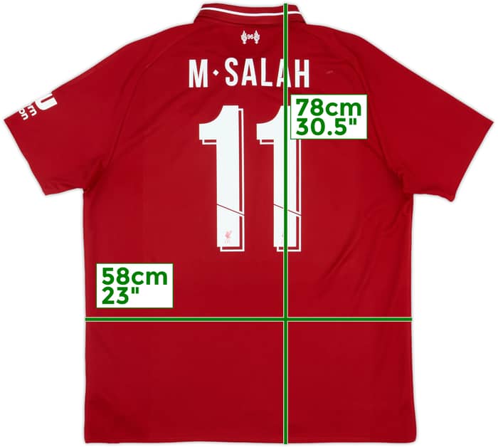 2018-19 Liverpool Home Shirt M.Salah #11 - 6/10 - (XL)
