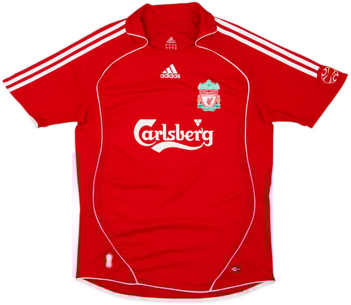 2006-08 Liverpool Home Shirt Gerrard #8 - 7/10 - (M)