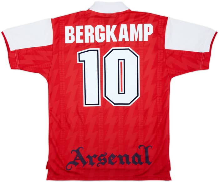 1994-96 Arsenal Home Shirt Bergkamp #10 - 6/10 - (M)