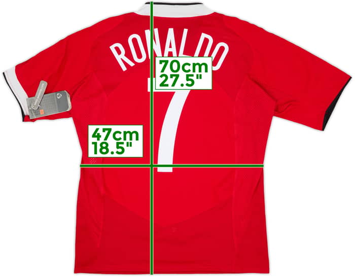 2004-06 Manchester United Home Shirt Ronaldo #7 (M)