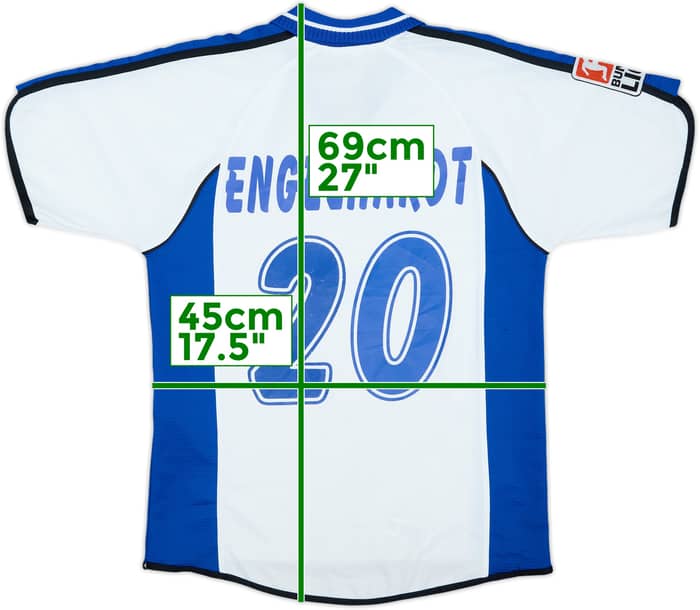 2002-03 Karlsruher Away Shirt Engelhardt #20 - 6/10 - (XS)