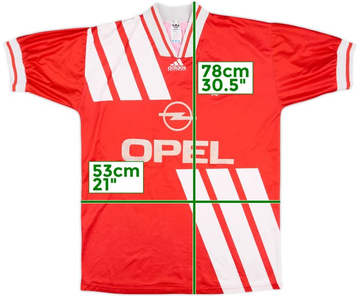 1993-94 Standard Liege Home Shirt #6 - 6/10 - (XL)