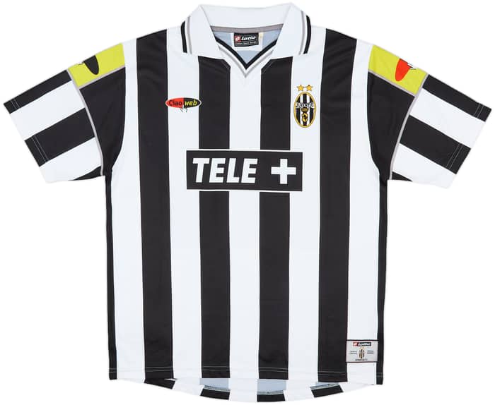 2000-01 Juventus Ciaoweb Home Shirt Zidane #21 - 8/10 - (L)