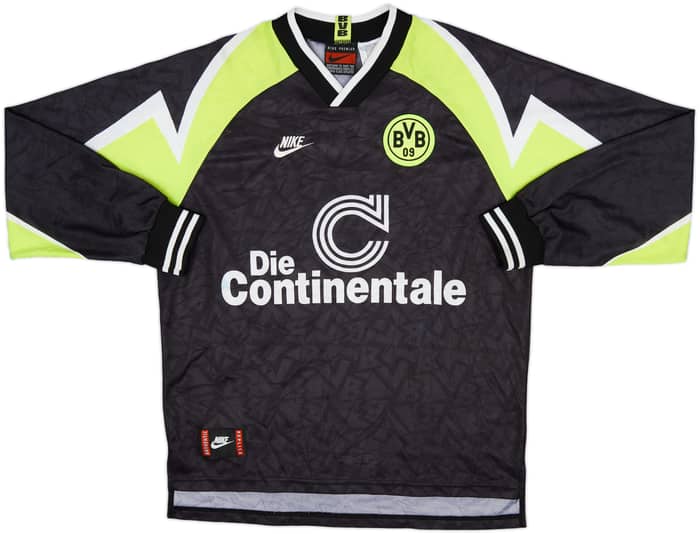 1995-96 Borussia Dortmund Away L/S Shirt - 6/10 - (L)