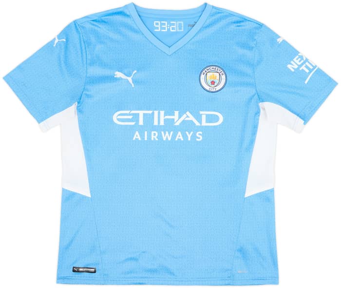 2021-22 Manchester City Home Shirt De Bruyne #17 - 9/10 - (L)