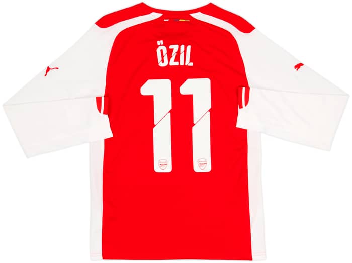 2014-15 Arsenal Home L/S Shirt Ozil #11 - 8/10 - (S)