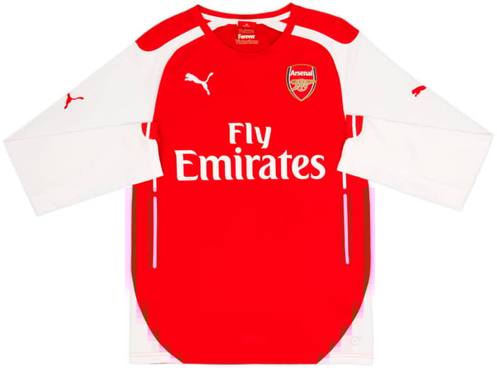 2014-15 Arsenal Home L/S Shirt Ozil #11 - 8/10 - (S)