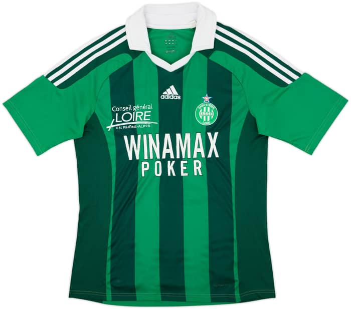 2011-12 Saint-Etienne Home Shirt Aubame.P #7 - 6/10 - (M)