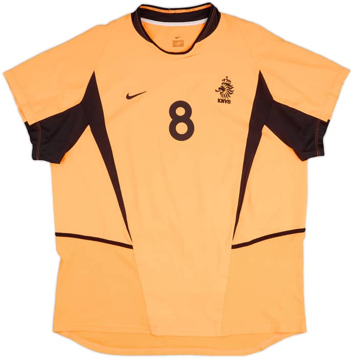 2002-04 Netherlands Home Shirt Davids #8 - 8/10 - (XXL)