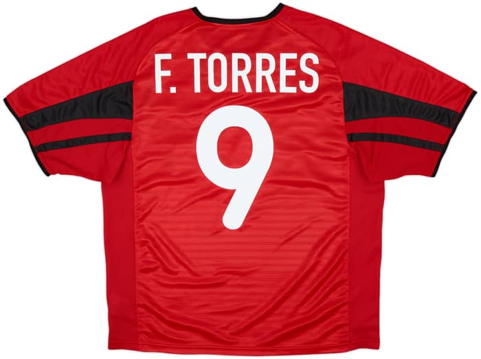 2001-02 Atletico Madrid Away Shirt F.Torres #9 - 8/10 - (L)