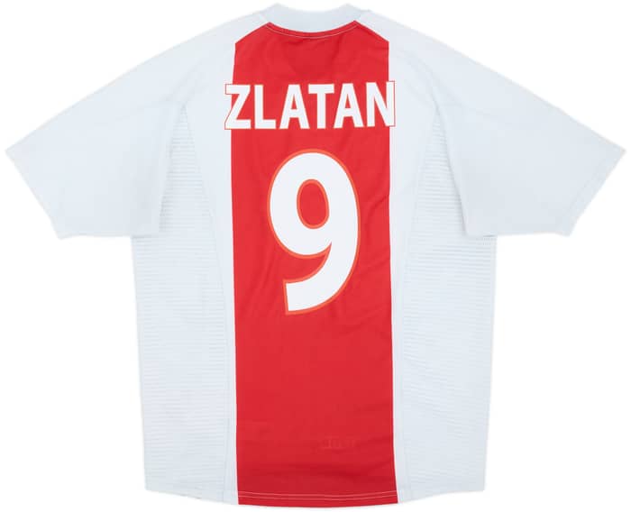 2002-04 Ajax Home Shirt Zlatan #9 - 5/10 - (L)