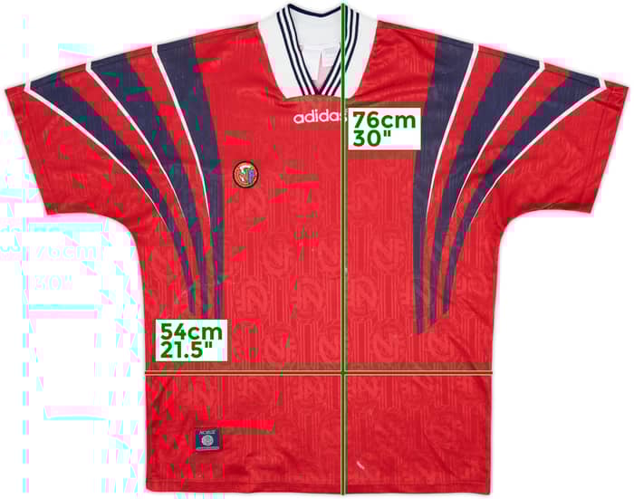1996-97 Norway Home Shirt - 4/10 - (L)