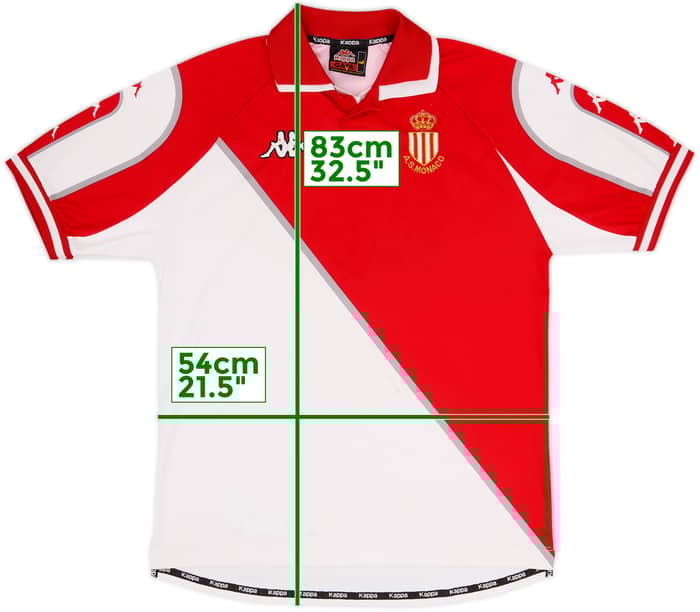 1998-99 Monaco Home Shirt - 7/10 - (L)