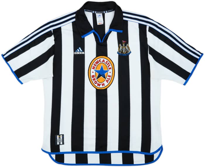 1999-00 Newcastle Home Shirt Shearer #9 - 8/10 - (XL)