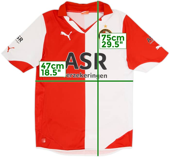 2010-11 Feyenoord Home Shirt - 7/10 - (S)