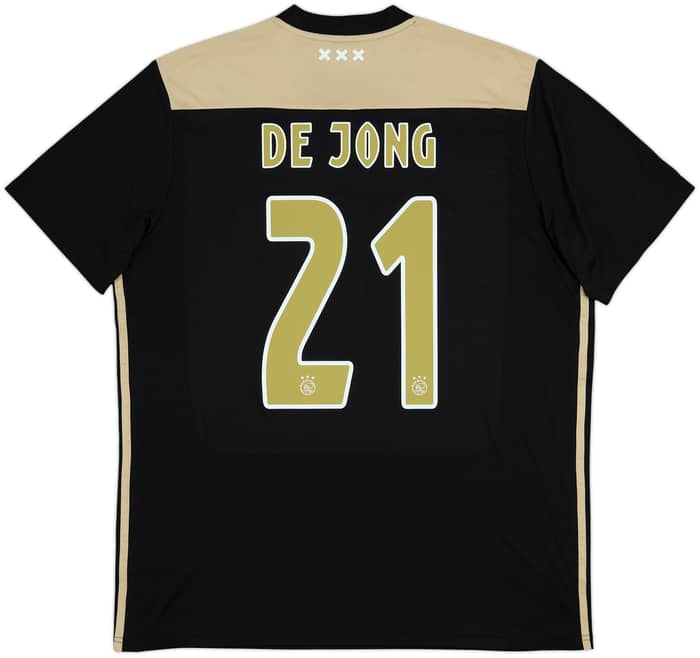 2018-19 Ajax Away Shirt De Jong #21 - 10/10 - (XL)