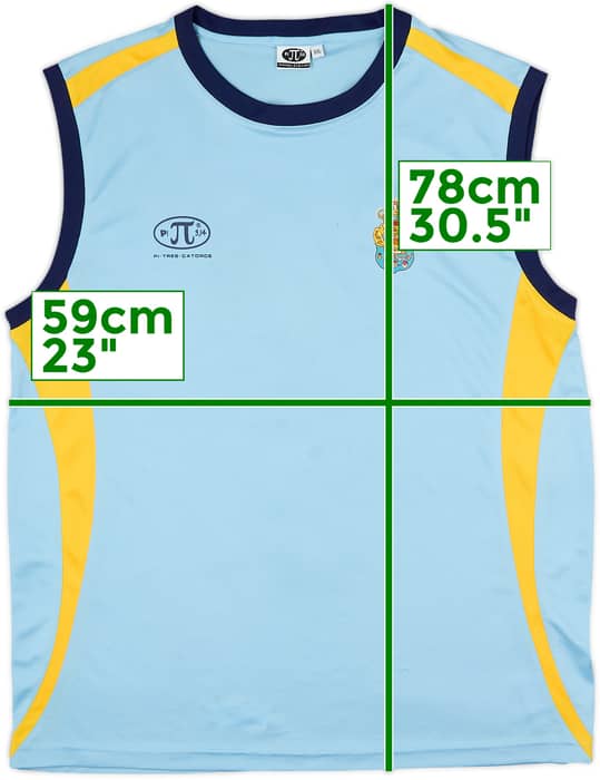 2005-06 Las Palmas Pi 3.14 Training Vest - 8/10 - (XXL)