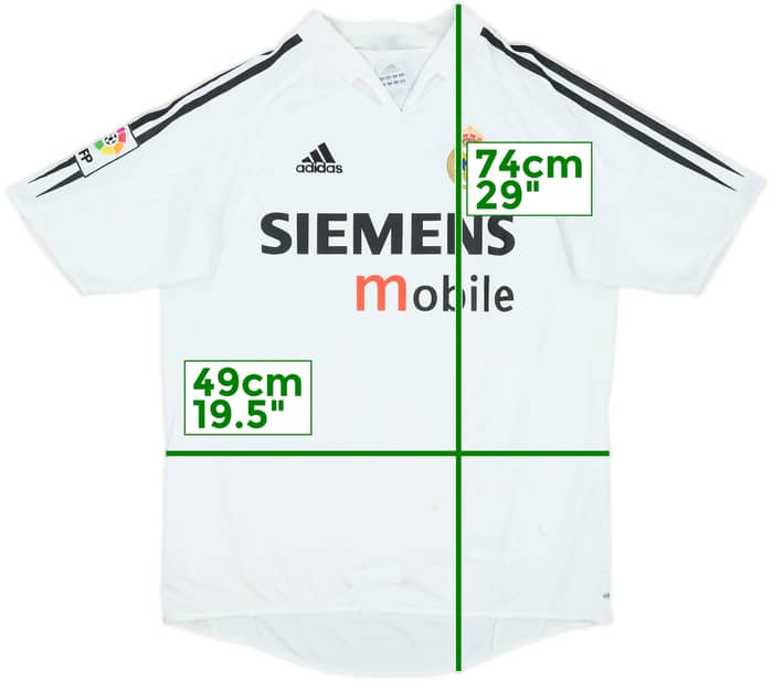 2004-05 Real Madrid Home Shirt - 5/10 - (XL.Boys)