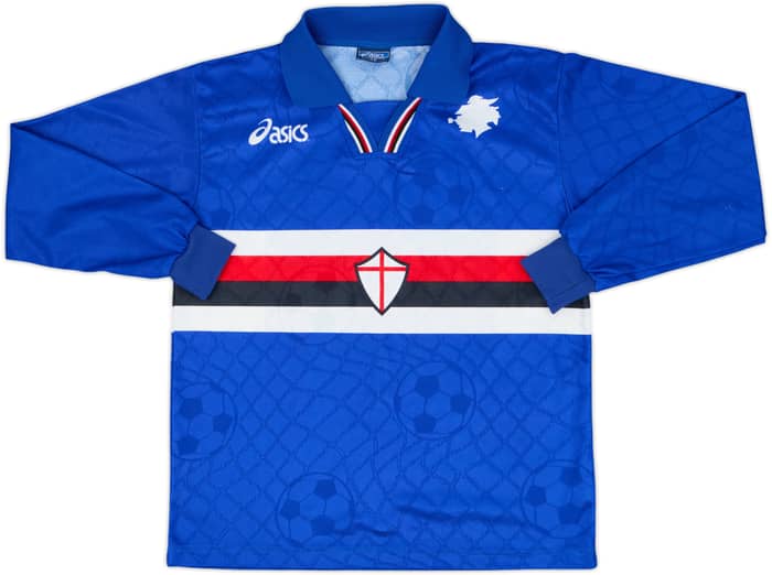 1996-97 Sampdoria Home L/S Shirt - 6/10 - (XS)