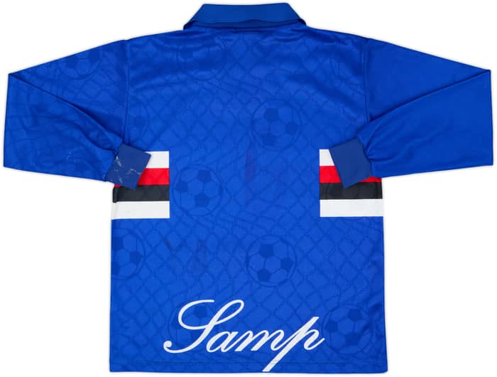 1996-97 Sampdoria Home L/S Shirt - 6/10 - (XS)