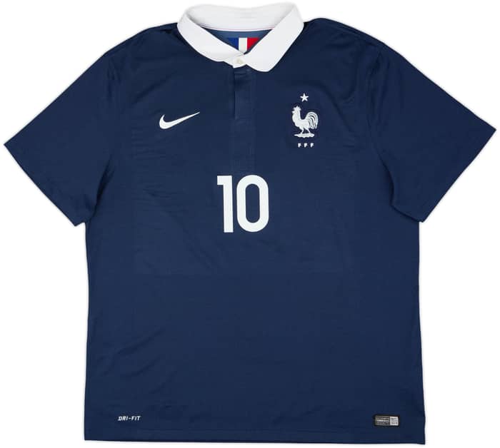 2014-15 France Home Shirt Benzema #10 - 10/10 - (XL)