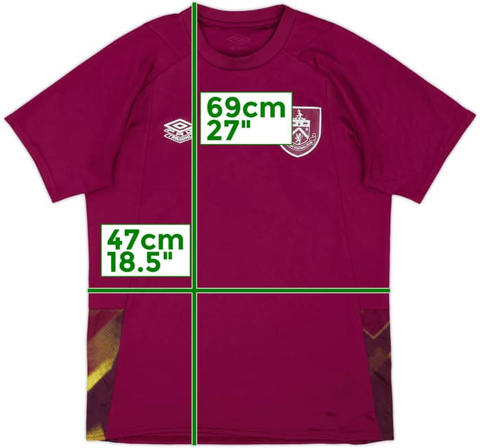 2022-23 Burnley Umbro Training Shirt - 8/10 - (M)