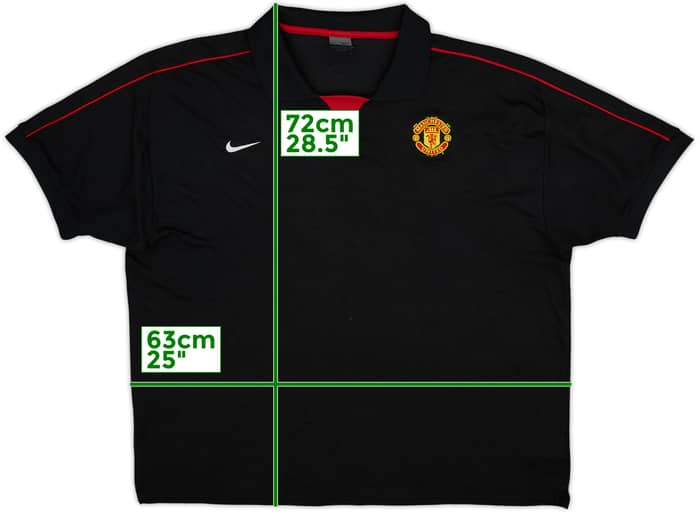 2004-05 Manchester United Nike Polo Shirt - 7/10 - (XXL)