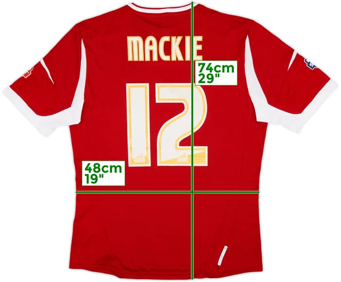 2013-14 Nottingham Forest Signed Home Shirt Mackie #12 - 6/10 - (L)