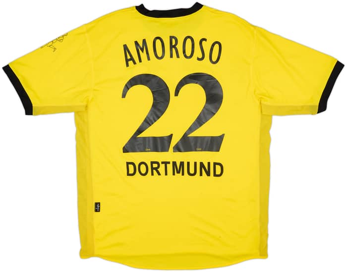 2003-04 Borussia Dortmund Home Shirt Amoroso #22 - 5/10 - (XL)