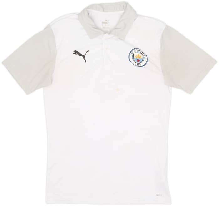 2020-21 Manchester City Puma Polo Shirt - 4/10 - (M)