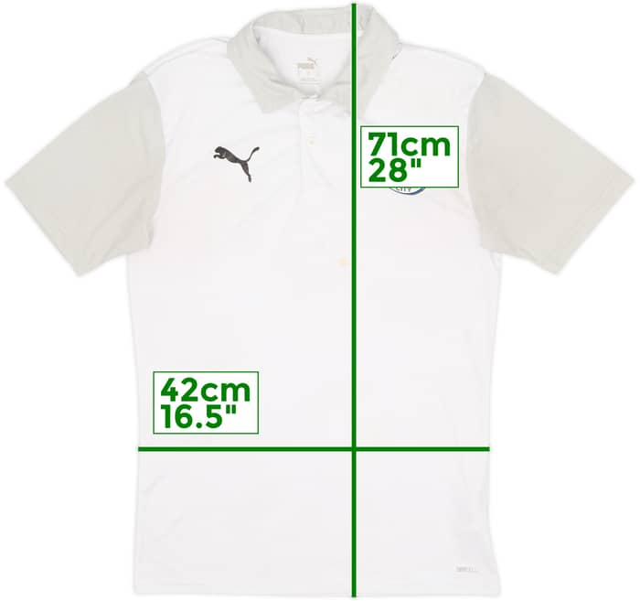 2020-21 Manchester City Puma Polo Shirt - 4/10 - (M)