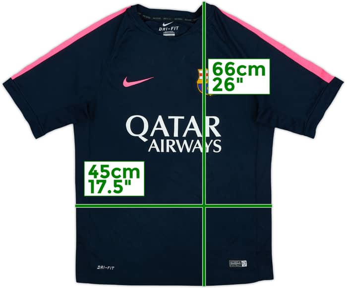2014-15 Barcelona Nike Training Shirt - 8/10 - (M)