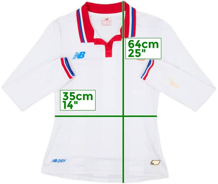 2015-16 Costa Rica Away L/S Shirt - 4/10 - (Women's S)