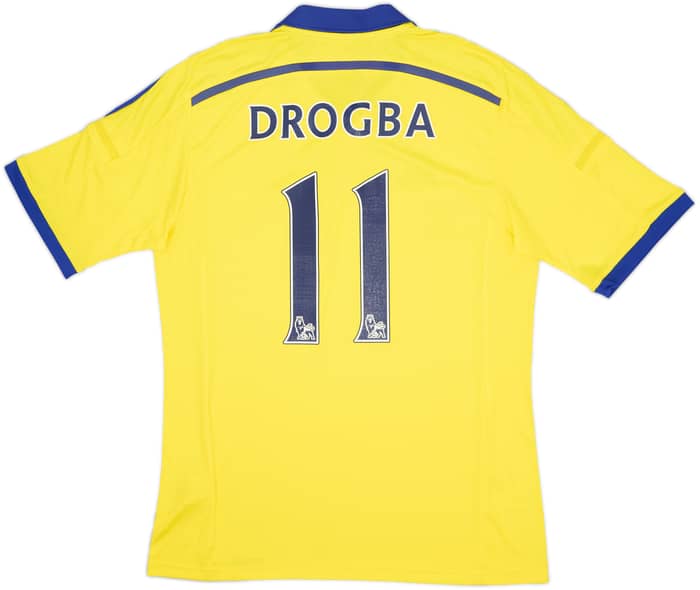 2014-15 Chelsea Away Shirt Drogba #11 - 7/10 - (M)