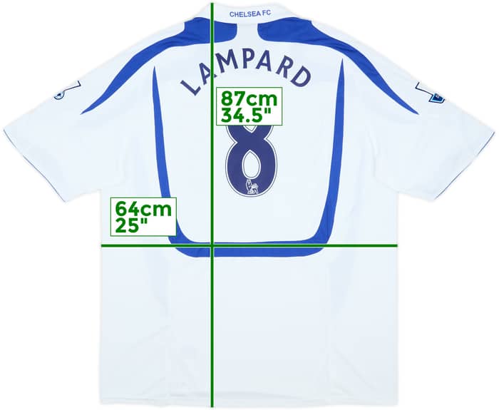 2007-08 Chelsea Third Shirt Lampard #8 - 6/10 - (3XL)