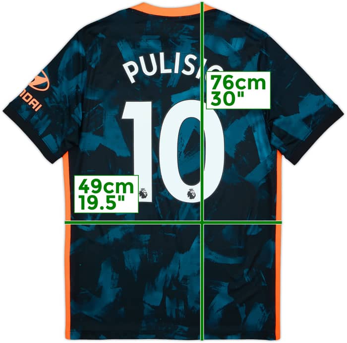 2021-22 Chelsea Third Shirt Pulisic #10 - 9/10 - (M)