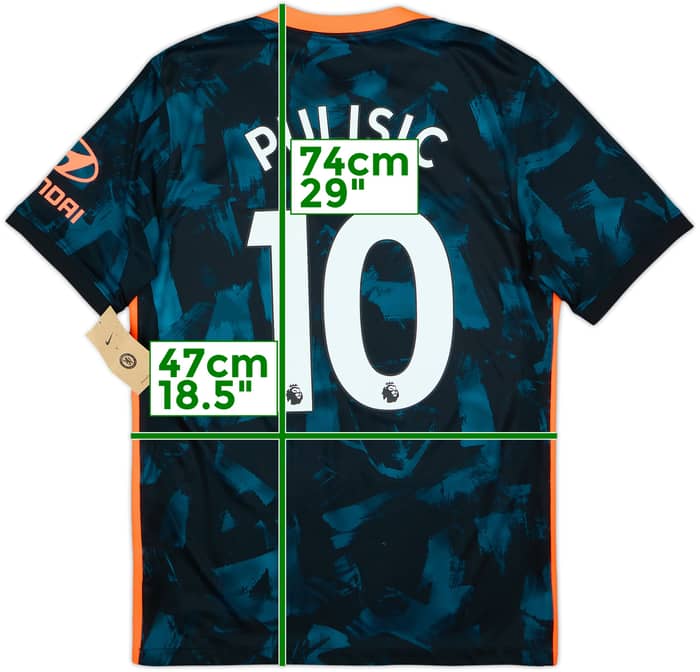 2021-22 Chelsea Third Shirt Pulisic #10 (M)
