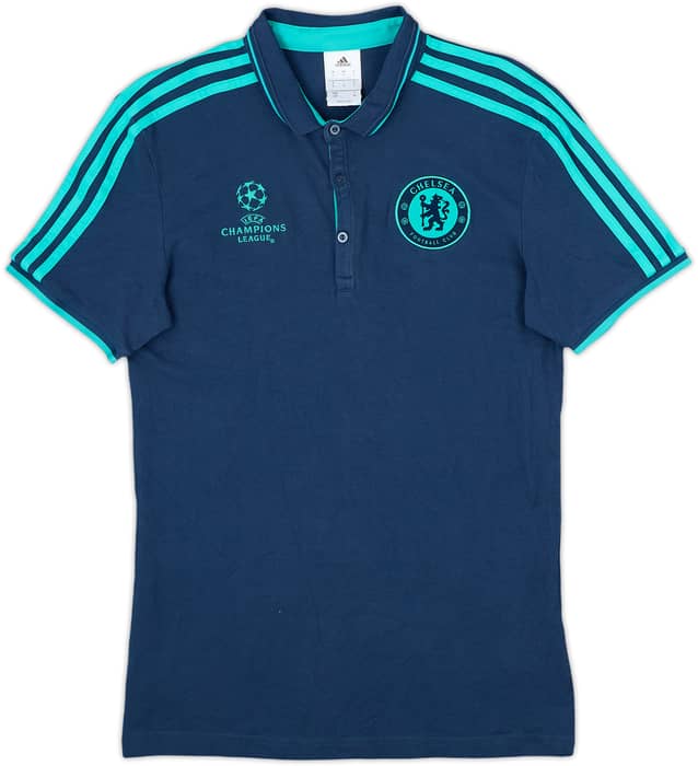 2015-16 Chelsea adidas CL Polo Shirt - 7/10 - (S)