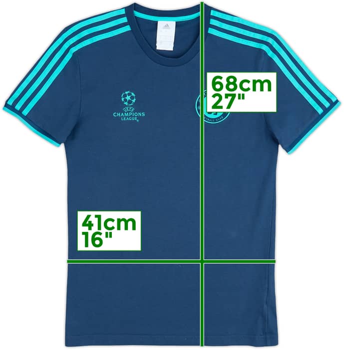2015-16 Chelsea adidas Cotton Tee - 8/10 - (S)
