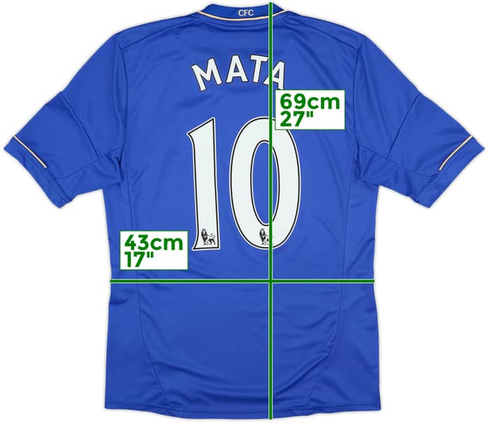 2012-13 Chelsea Home Shirt Mata #10 - 9/10 - (S)