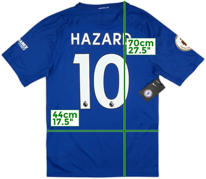 2017-18 Chelsea Home Shirt Hazard #10 (S)