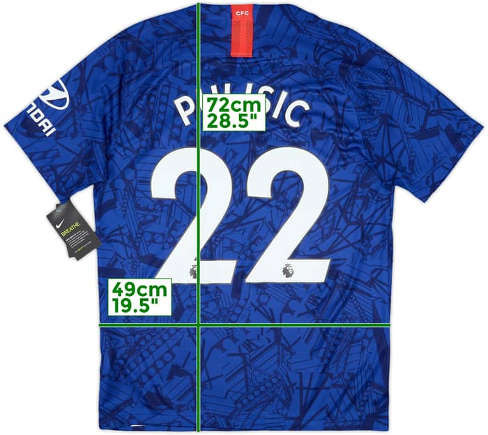 2019-20 Chelsea Home Shirt Pulisic #22 (M)