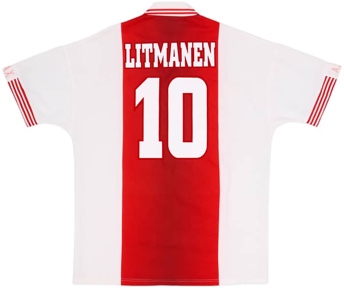 1997-98 Ajax Home Shirt Litmanen #10 - 8/10 - (L)